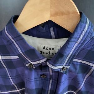 Acne Studioes Plaid Button Down. M/Size 48